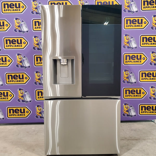 LG Smart Standard Depth Max 3 Door French Door 31 Cu. Ft. Refrigerator with Insta View Door in Door and Dual Ice Maker LF31S6360S - Open Box