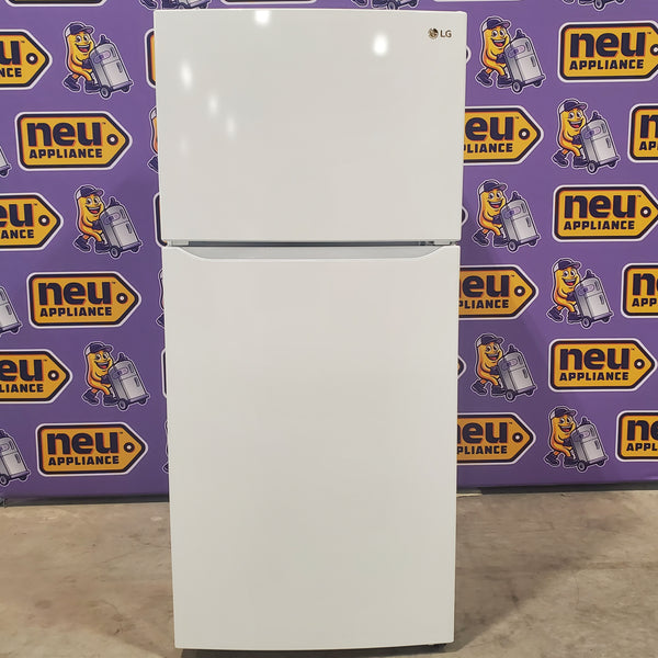 LG White  30 Inch Wide Top Freezer 20 Cu. Ft. Refrigerator with Electronic Temperature Controls and LoDecibel Quiet Operation LTCS20020W - Scratch and Dent (Minor)