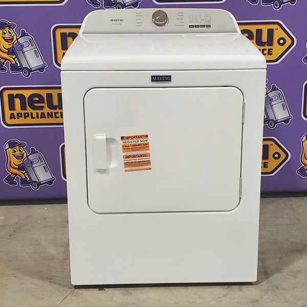 Maytag Pet Pro Top Load Electric 7.0 Cu. Ft. Dryer with Moisture Sensing and XL Lint Trap MED6500MW - Open Box
