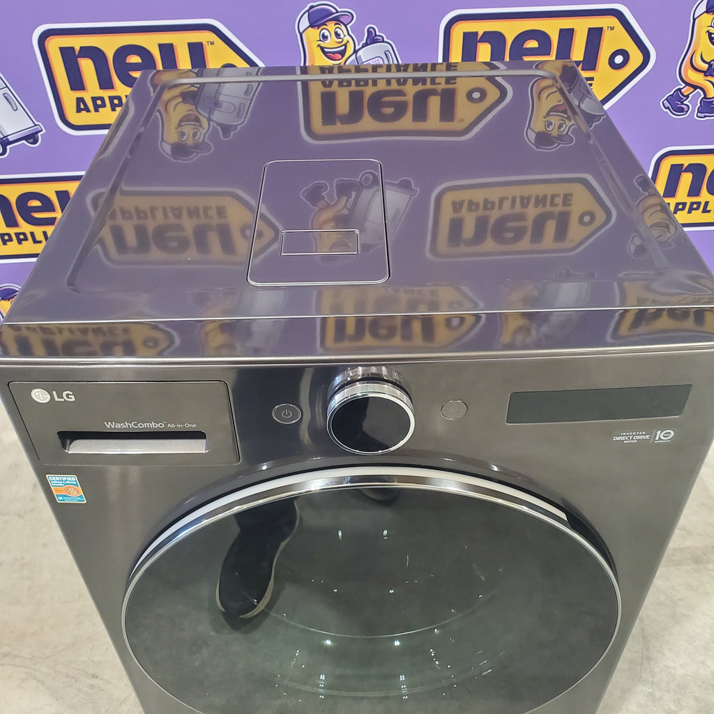 Pictures of LG Black Steel Ventless Washer/Dryer Combo LG WashCombo™ All-in-One 5.0 cu. ft. Mega Capacity with Inverter HeatPump™ Technology and Direct Drive Motor WM6998HBA - Scratch & Dent - Minor - Neu Appliance Outlet - Discount Appliance Outlet in Austin, Tx