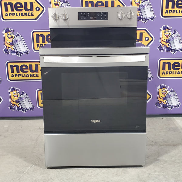 Whirlpool Energy Star 30 Inch Electric Range with Air Cooking Technology, No Preheat Air Fry, Air Baking and Self Clean WFES5030RZ - Scratch and Dent (Minor)