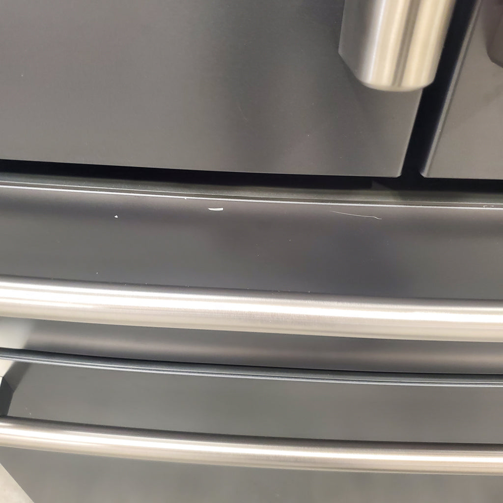 Pictures of GE Cafe Energy Star Smart 4 Door French Door 28.7 Cu. Ft. Refrigerator with Dual Dispense Auto Fill Pitcher and Convertible Drawer with Soft Freeze CGE29DP3TD1 - Scratch and Dent (Minor) - Neu Appliance Outlet - Discount Appliance Outlet in Austin, Tx