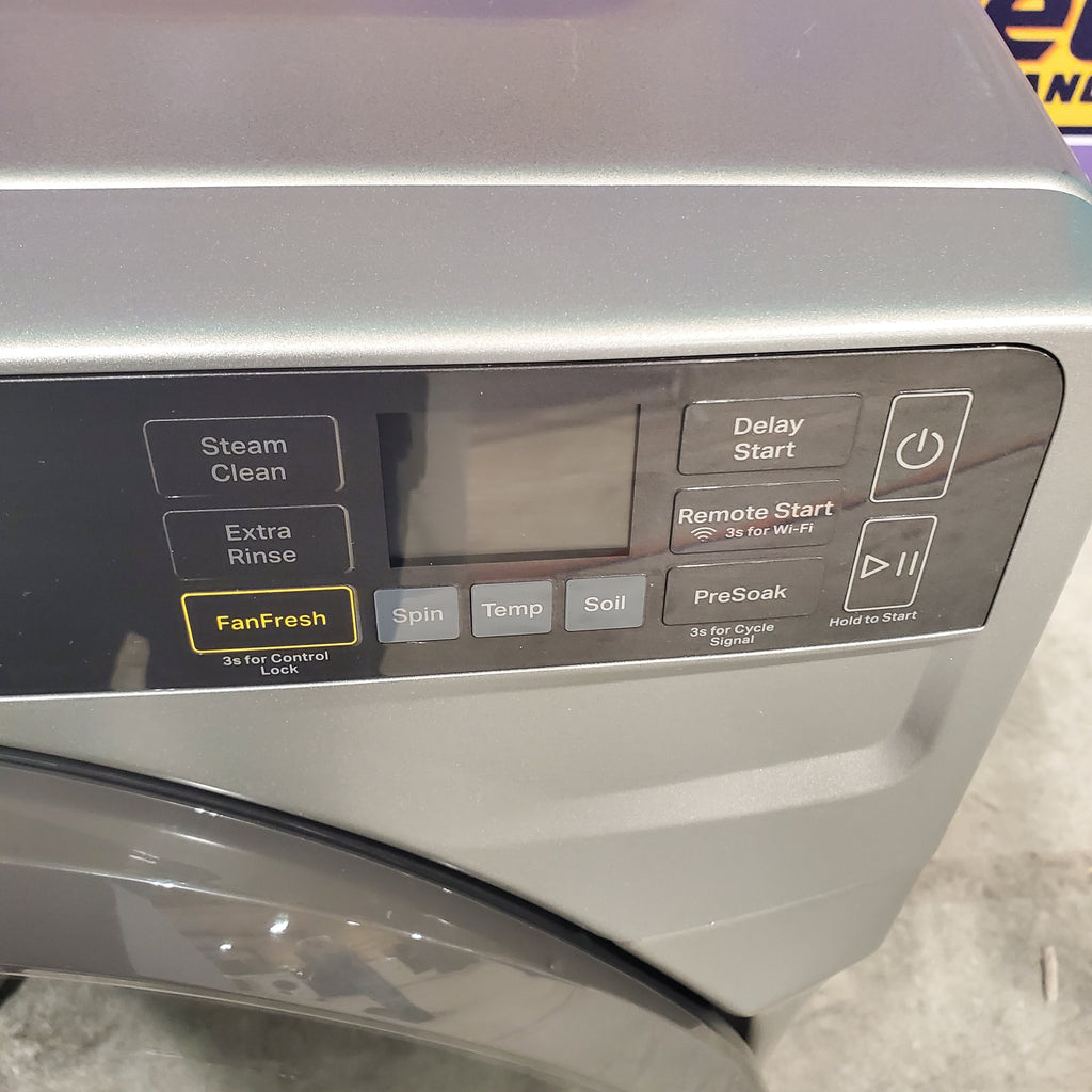 Pictures of Whirlpool Radiant Silver 4.5 cu. ft. Smart Front Load ENERGY STAR® Washer with FreshFlow™ Vent System WFW5720RR - Scratch & Dent - Minor - Neu Appliance Outlet - Discount Appliance Outlet in Austin, Tx