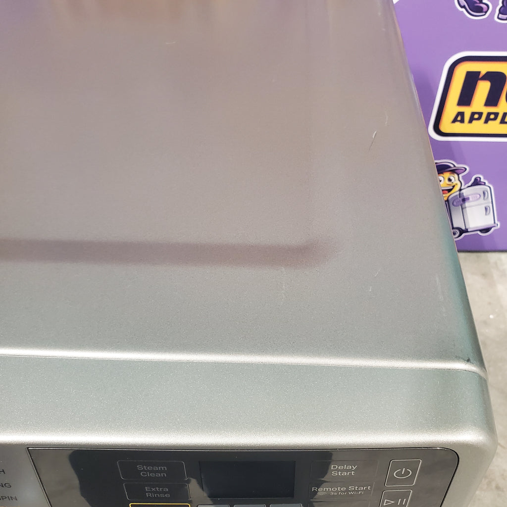 Pictures of Whirlpool Radiant Silver 4.5 cu. ft. Smart Front Load ENERGY STAR® Washer with FreshFlow™ Vent System WFW5720RR - Scratch & Dent - Minor - Neu Appliance Outlet - Discount Appliance Outlet in Austin, Tx