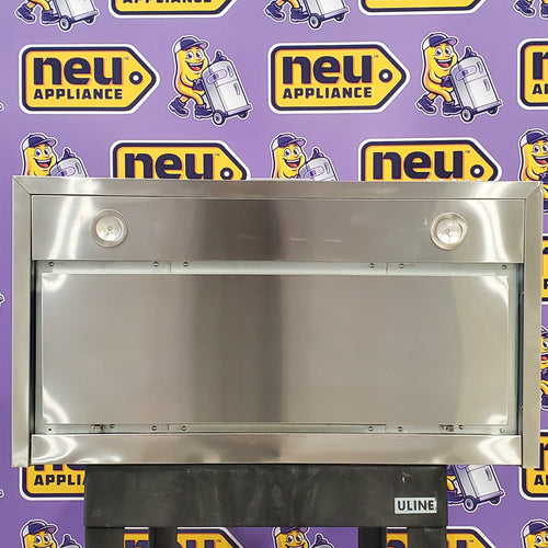 Pictures of KitchenAid Wall Mount 3 Speed 36 Inch Canopy Hood with Perimeter Ventilation, Removable Filters, and 2 LED Task Lights KVWB406DSS - Scratch and Dent (Moderate) - Neu Appliance Outlet - Discount Appliance Outlet in Austin, Tx