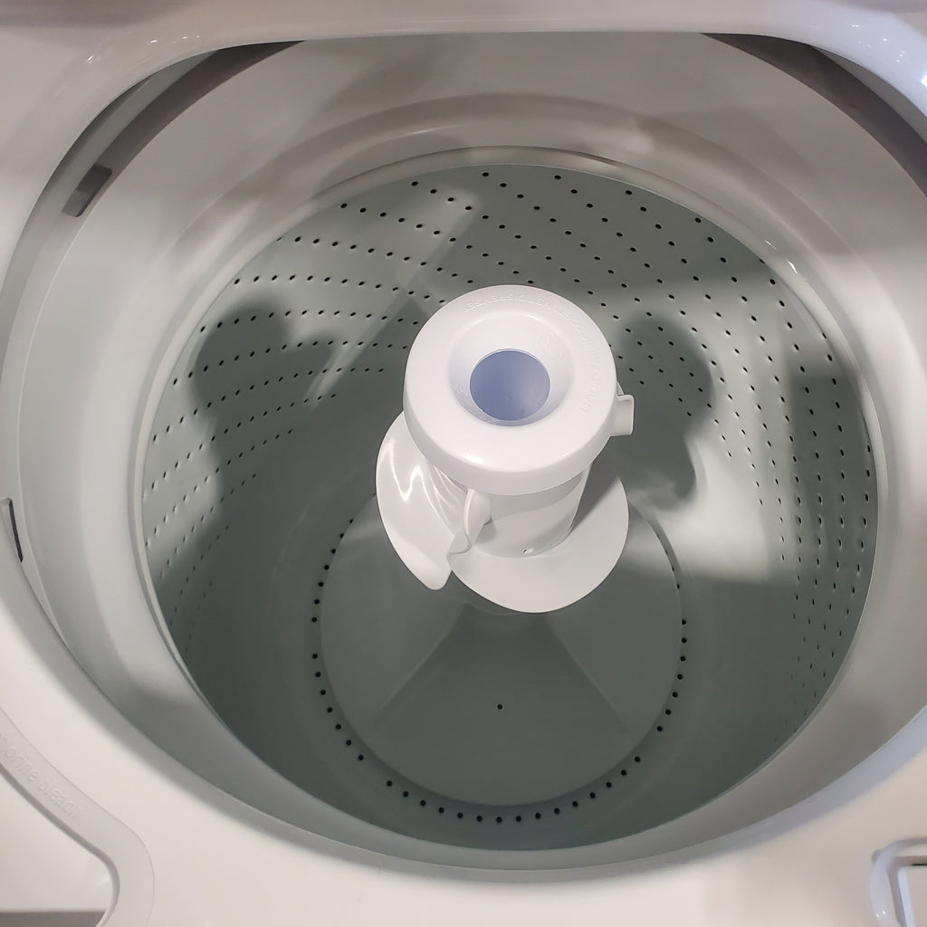 Pictures of Whirlpool Long Vent Stacked 3.5 Cu. Ft. Laundry Center with 9 Wash Cycles, Auto Dry Technology, and Dual Action Agitator with Fabric Softener Dispenser WETLV27HW - Scratch and Dent (Minor) - Neu Appliance Outlet - Discount Appliance Outlet in Austin, Tx
