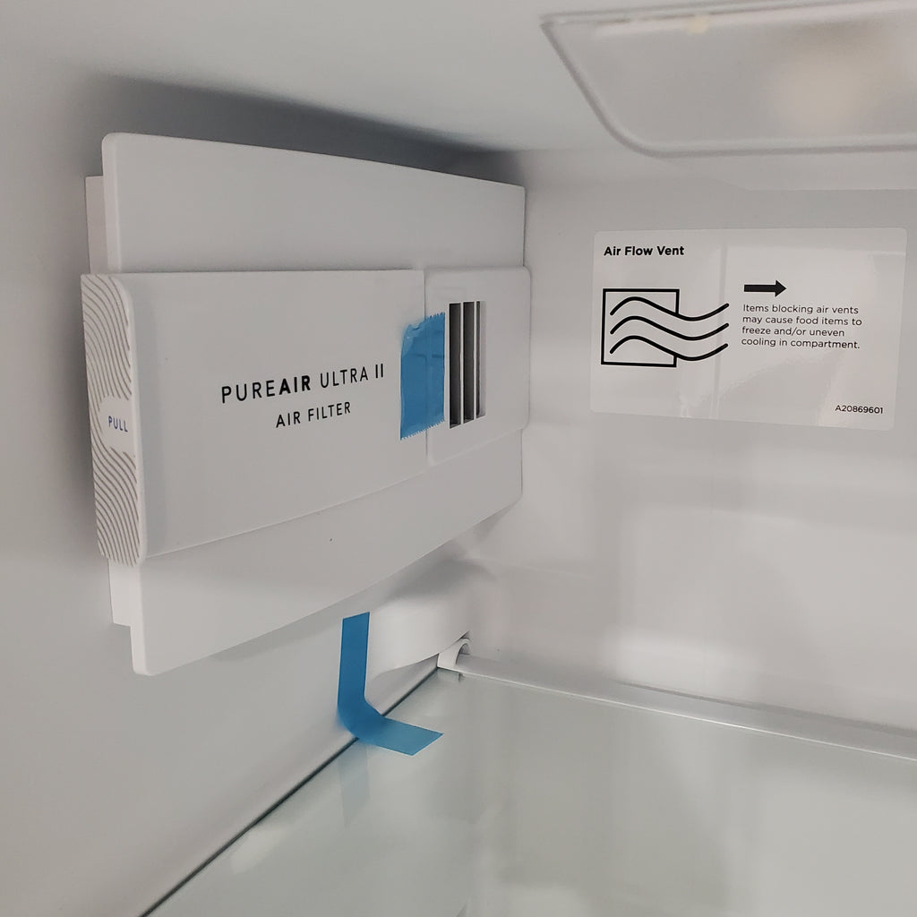 Pictures of Frigidaire Standard Depth 33 Inch 22 Cu. Ft. Refrigerator with Even Temp Cooling System, Bright LED Lighting, and Energy Star FRSS2323AB - Scratch and Dent (Minor) - Neu Appliance Outlet - Discount Appliance Outlet in Austin, Tx