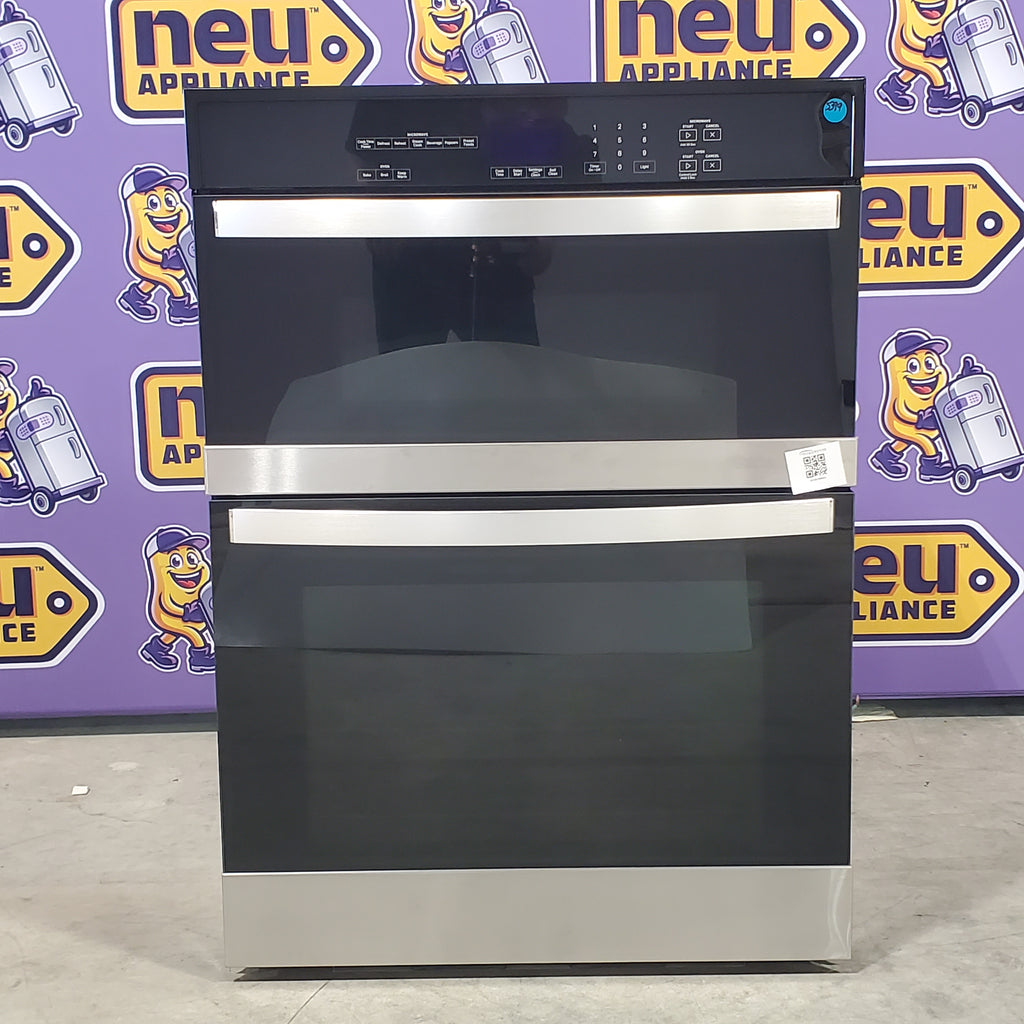 Pictures of Whirlpool 6.4 Total Cu. Ft. Combo Self Cleaning Wall Oven with Self Cleaning Option and Keep Warming Setting WOEC3030LS - Open Box - Neu Appliance Outlet - Discount Appliance Outlet in Austin, Tx