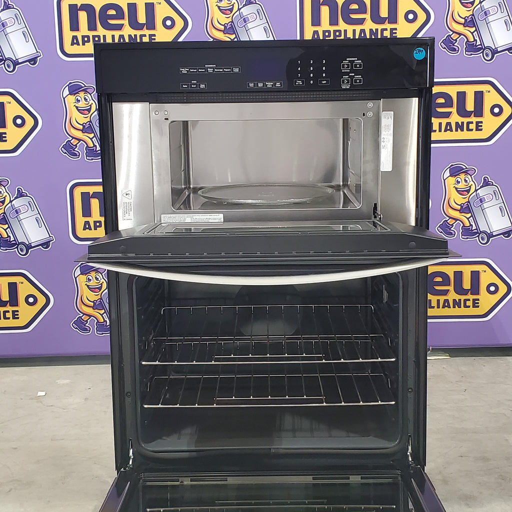 Pictures of Whirlpool 6.4 Total Cu. Ft. Combo Self Cleaning Wall Oven with Self Cleaning Option and Keep Warming Setting WOEC3030LS - Open Box - Neu Appliance Outlet - Discount Appliance Outlet in Austin, Tx