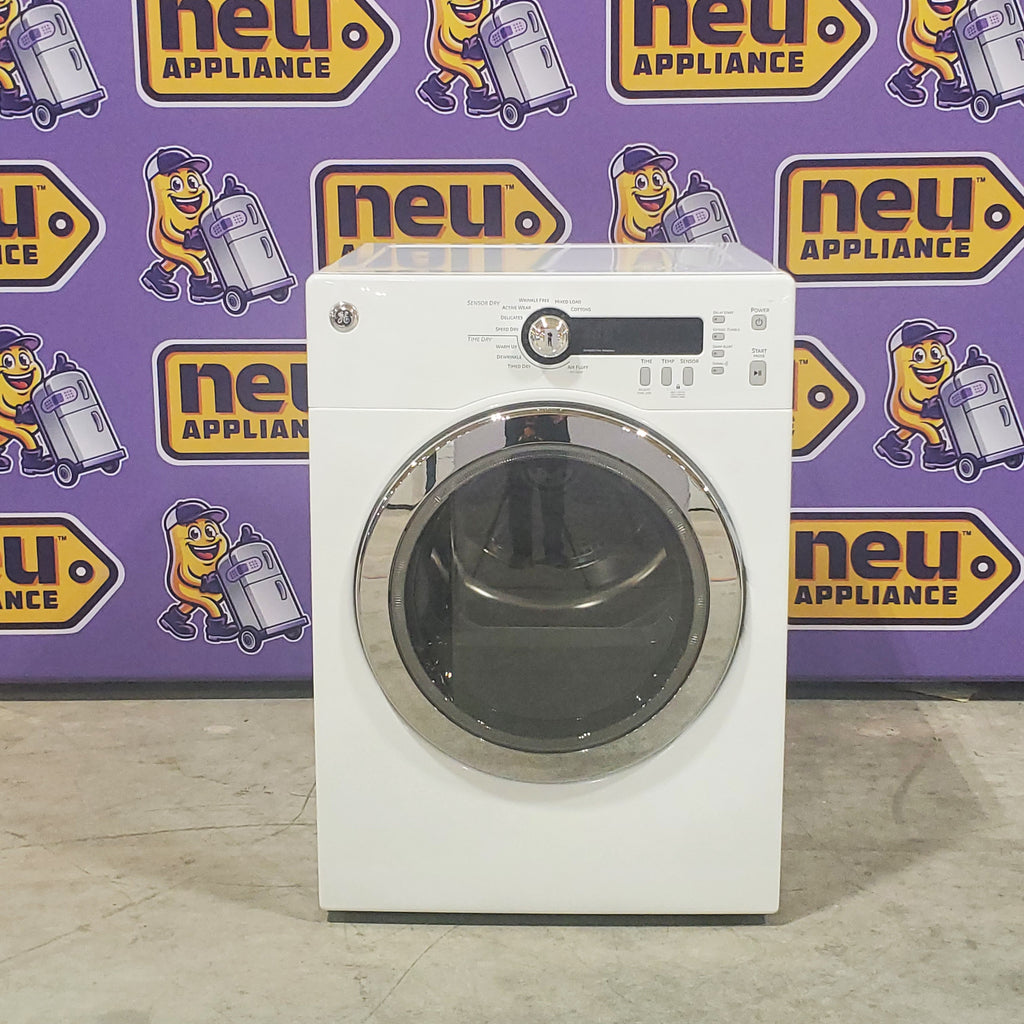 Pictures of GE 24 Inch Electric Dryer with Sensor Dry-DCVH480EKWW-Certified Refurbished - Neu Appliance Outlet - Discount Appliance Outlet in Austin, Tx