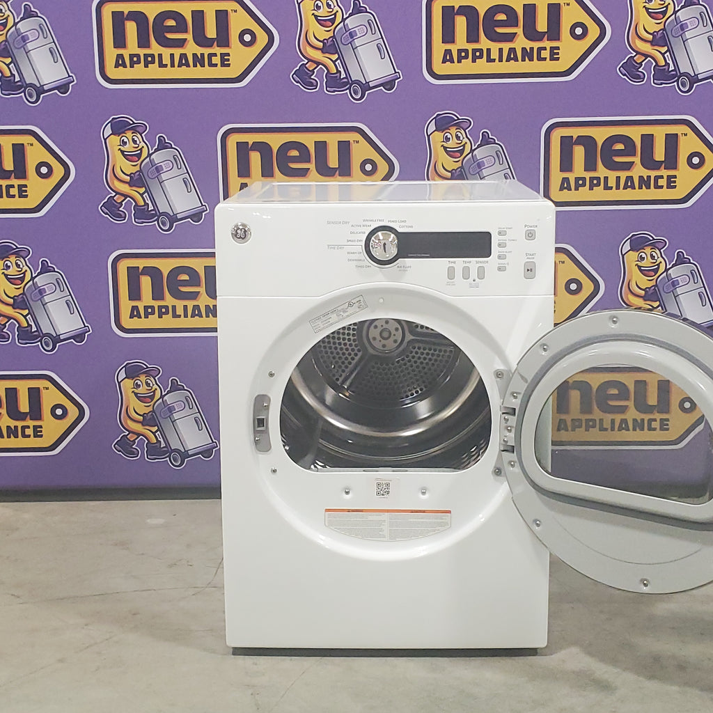 Pictures of GE 24 Inch Electric Dryer with Sensor Dry-DCVH480EKWW-Certified Refurbished - Neu Appliance Outlet - Discount Appliance Outlet in Austin, Tx