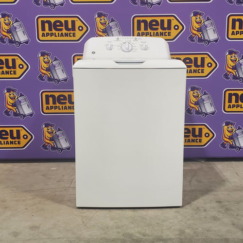 Neu Select GE High Capacity 4.2 cu. ft. Agitator Top Load HE Washing Machine With Extra Water Cycle / Option - Certified Refurbished