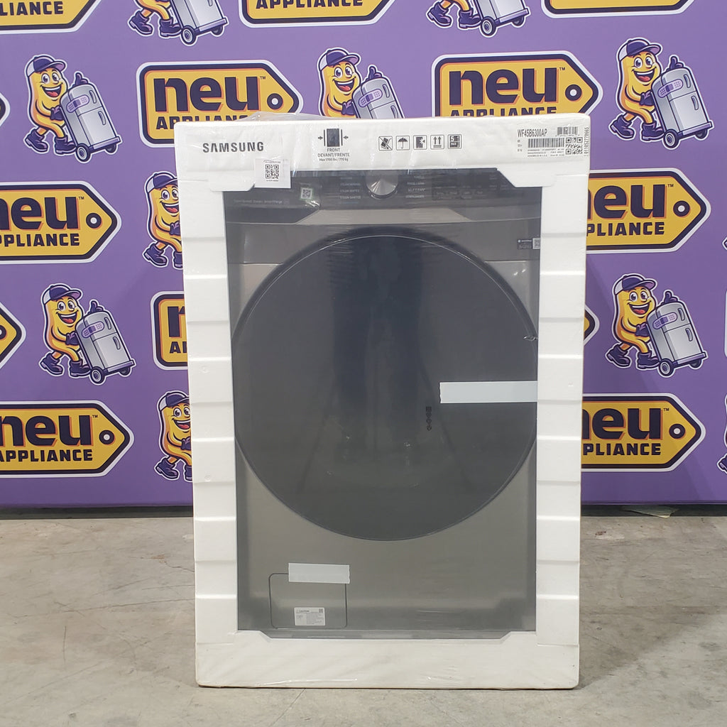 Pictures of Platinum ENERGY STAR Samsung 4.5 cu. ft. Front Load Washer with WiFi Connectivity - New - Neu Appliance Outlet - Discount Appliance Outlet in Austin, Tx