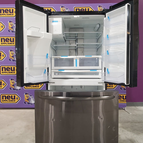 Pictures of Frigidaire Gallery Black Stainless Steel 36 inch French Door Refrigerator with Ice and Water Dispenser and Cool-Zone™ Drawer FGHB2868TD - Certified Refurbished - Neu Appliance Outlet - Discount Appliance Outlet in Austin, Tx