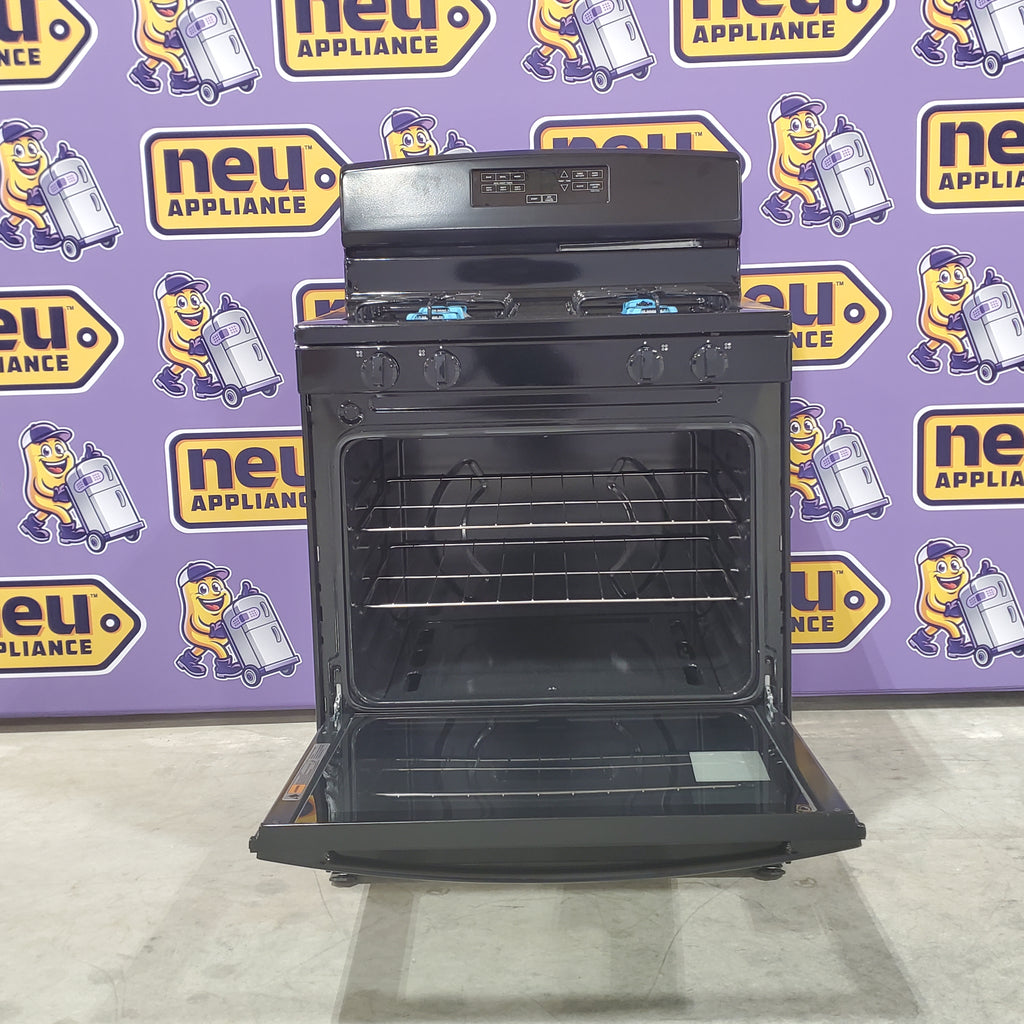Pictures of Amana 30 Inch Gas Range with Bake Assist Temps and Extra Large Oven Window AGR6303MMB - Scratch and Dent (Minor) - Neu Appliance Outlet - Discount Appliance Outlet in Austin, Tx