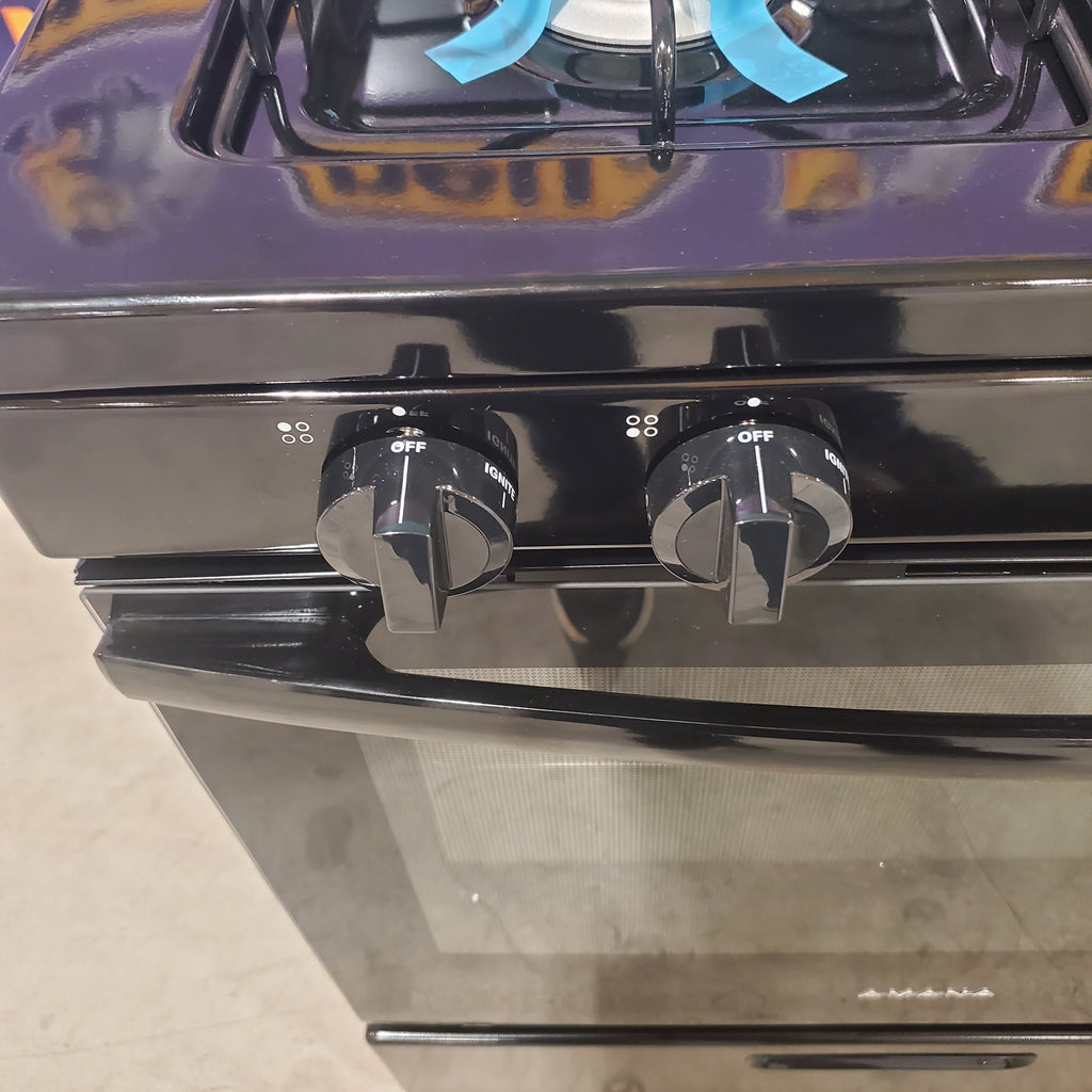 Pictures of Amana 30 Inch Gas Range with Bake Assist Temps and Extra Large Oven Window AGR6303MMB - Scratch and Dent (Minor) - Neu Appliance Outlet - Discount Appliance Outlet in Austin, Tx