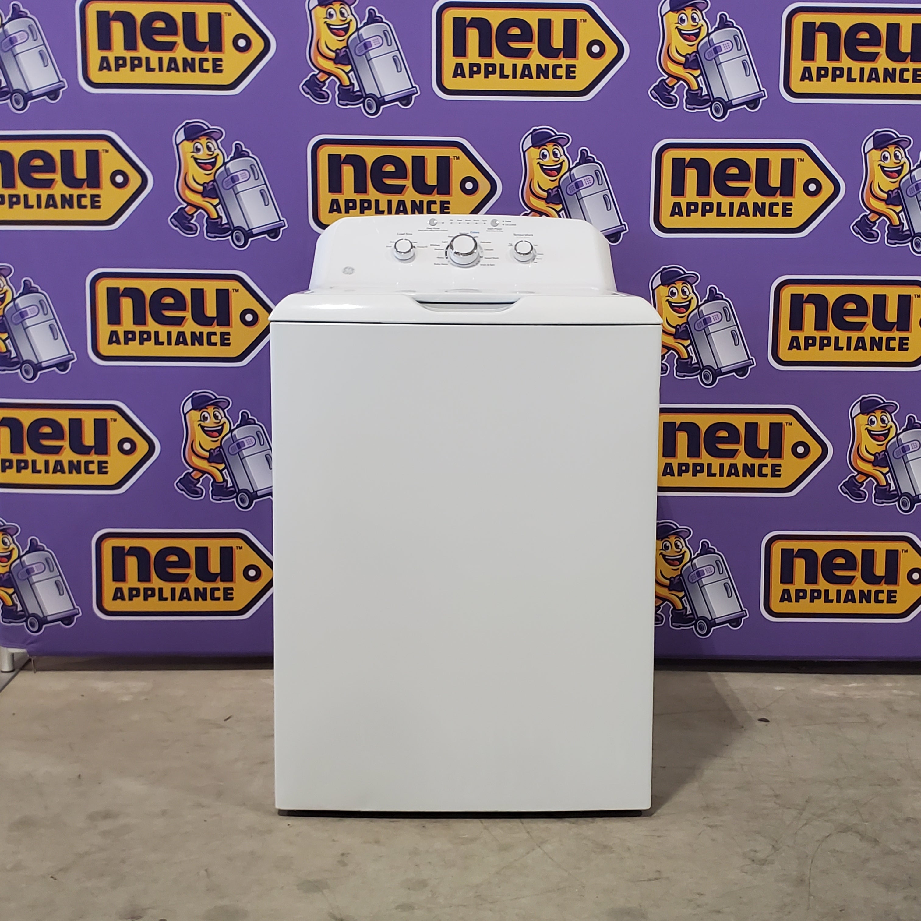 Pictures of Neu Select GE High Capacity 4.2 cu. ft. Agitator Top Load HE Washing Machine With Extra Water Cycle / Option - Certified Refurbished - Neu Appliance Outlet - Discount Appliance Outlet in Austin, Tx