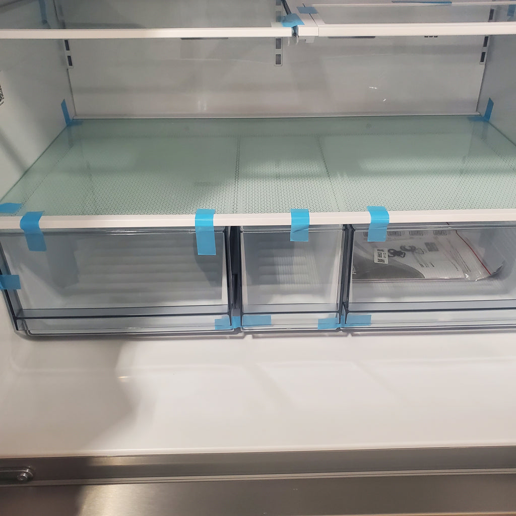 Pictures of Hisense Stainless Steel PureFlat 25.6-cu ft 4-Door Smart French Door ENERGY STAR Refrigerator with Ice Maker, Water and Ice Dispenser HRM260N6TSE - Open Box - Neu Appliance Outlet - Discount Appliance Outlet in Austin, Tx