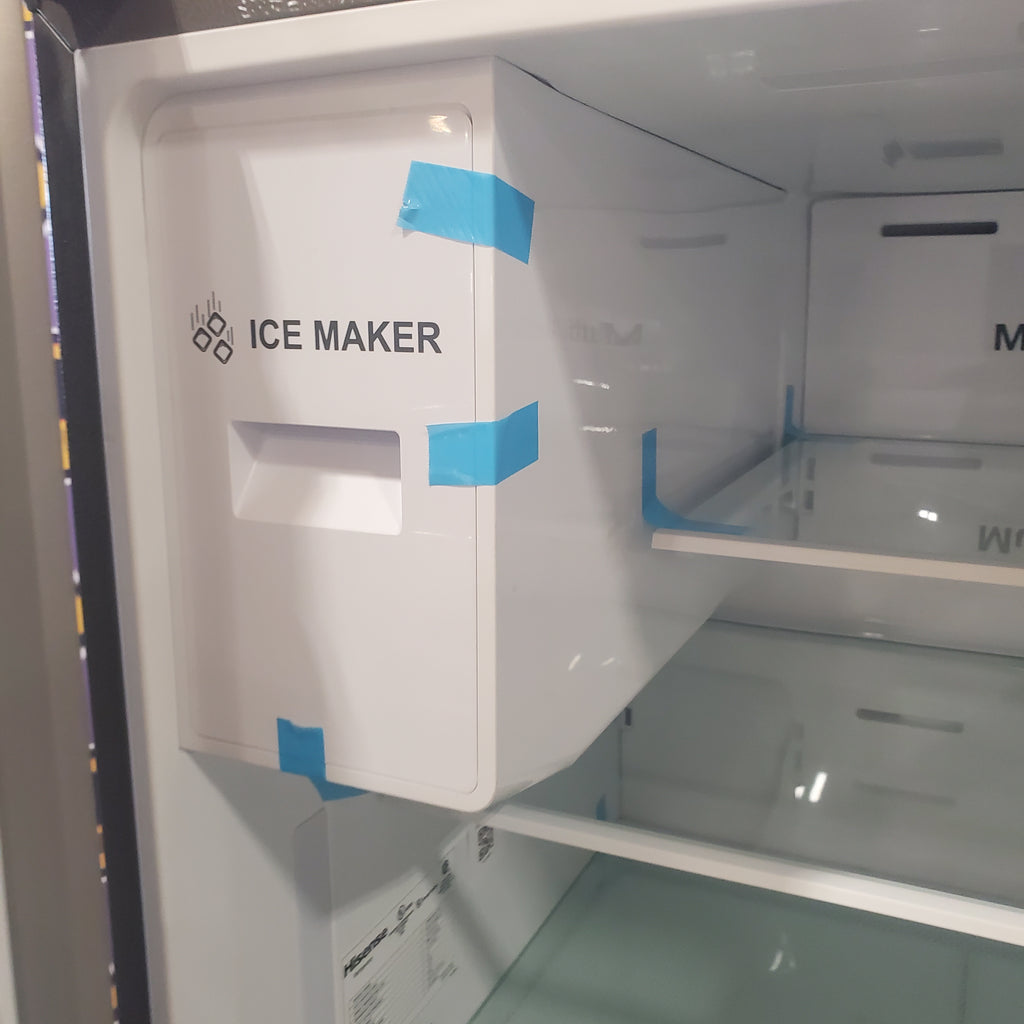 Pictures of Hisense Stainless Steel PureFlat 25.6-cu ft 4-Door Smart French Door ENERGY STAR Refrigerator with Ice Maker, Water and Ice Dispenser HRM260N6TSE - Open Box - Neu Appliance Outlet - Discount Appliance Outlet in Austin, Tx