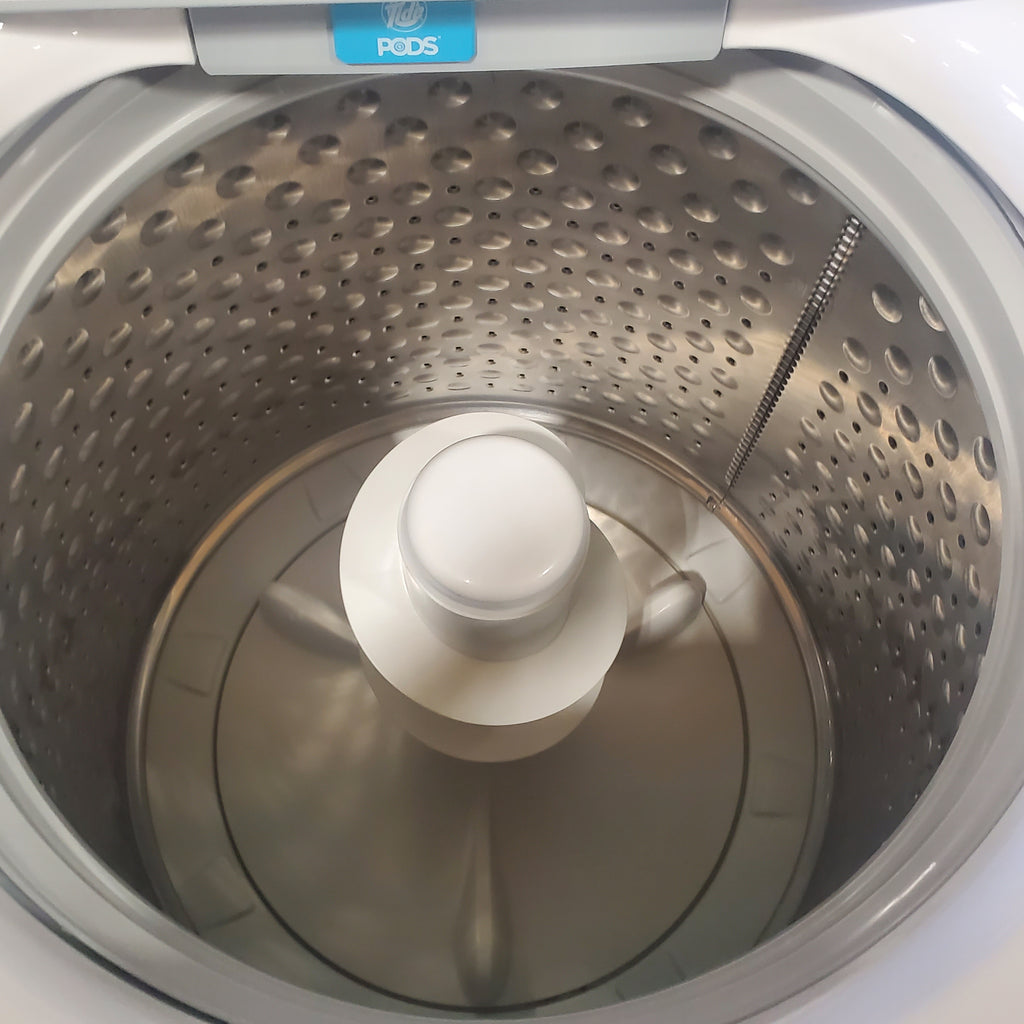 Pictures of GE White Energy Star Top Load 4.6 Washer with Sanitize with Oxi and Flex Dispense GTW725BSNWS - Certified Refurbished - Neu Appliance Outlet - Discount Appliance Outlet in Austin, Tx