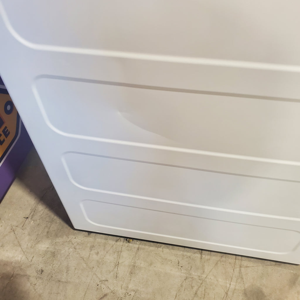 Pictures of GE White Top Load 3.8 Cu. Ft. Washer with Stainless Steel Wash Basket and PresiceFill GTW220ACKWW and GE White Electric Aluminized Alloy Drum 7.2 Cu. Ft. Dryer with Auto Dry and Wrinkle Care Extended Tumble GTD42EASJWW - Certified Refurbished - Neu Appliance Outlet - Discount Appliance Outlet in Austin, Tx