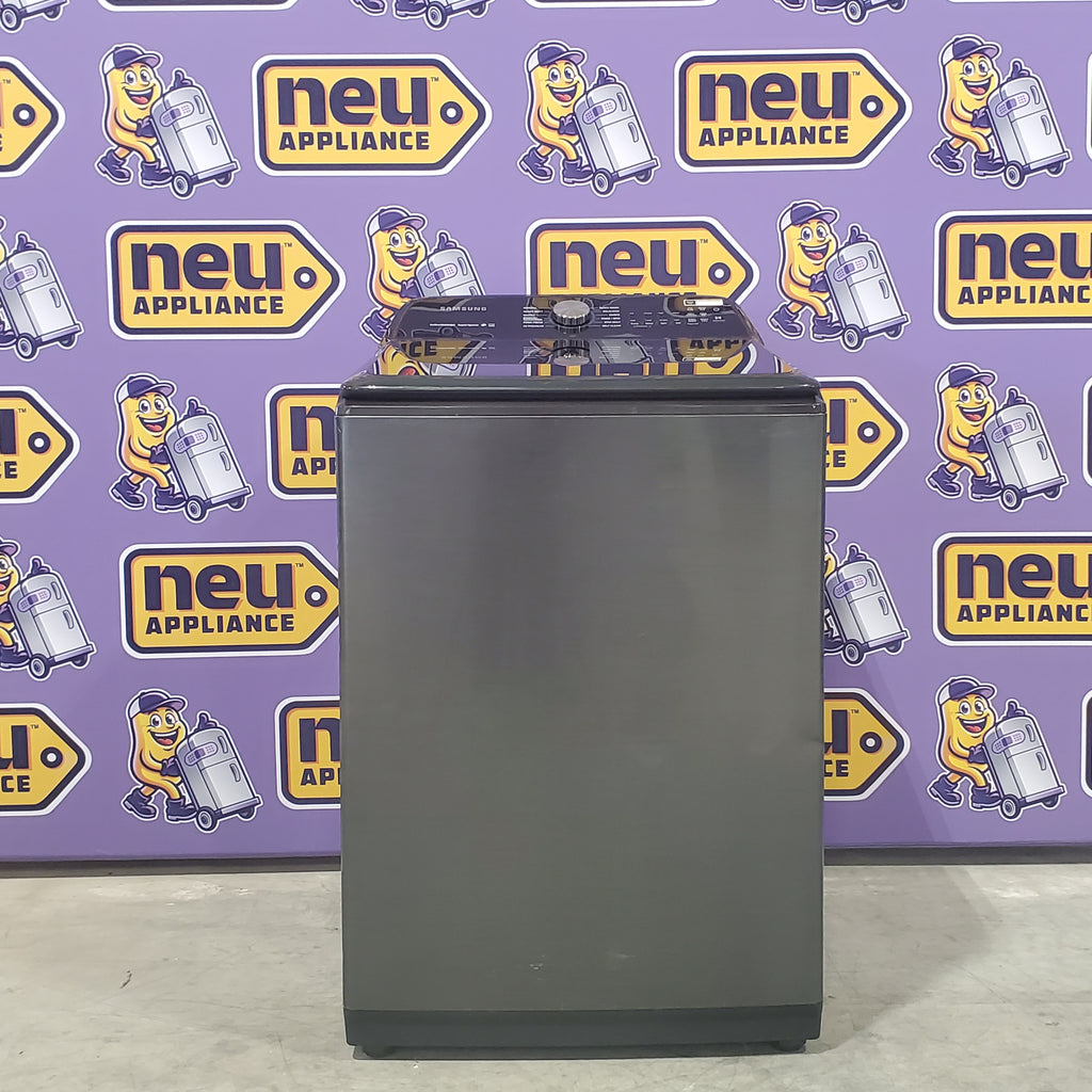 Pictures of Samsung Black Stainless Steel Top Load 5.0 Cu. Ft. Washer with Super Speed WA50R5400AV - Certified Refurbished - Neu Appliance Outlet - Discount Appliance Outlet in Austin, Tx