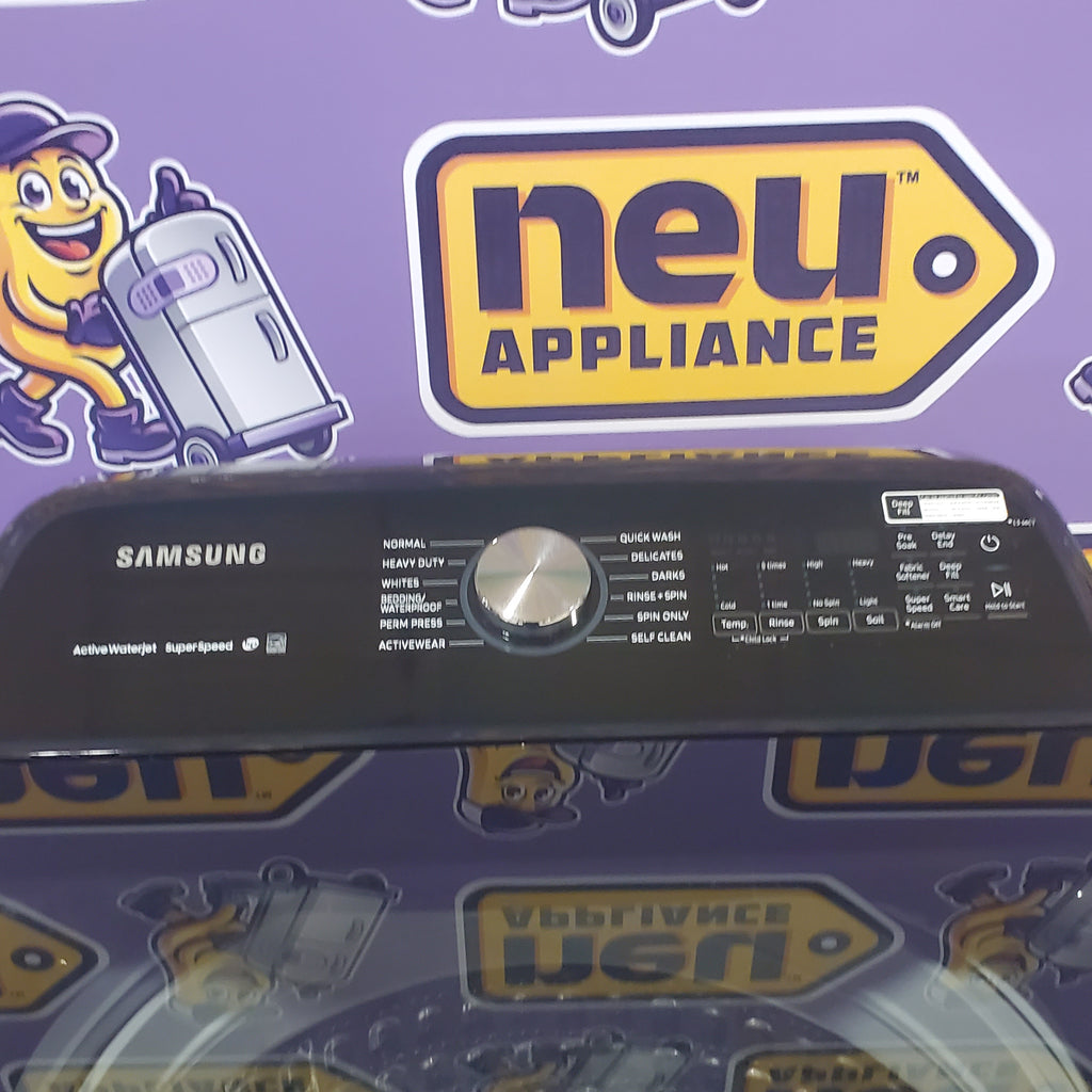 Pictures of Samsung Black Stainless Steel Top Load 5.0 Cu. Ft. Washer with Super Speed WA50R5400AV - Certified Refurbished - Neu Appliance Outlet - Discount Appliance Outlet in Austin, Tx