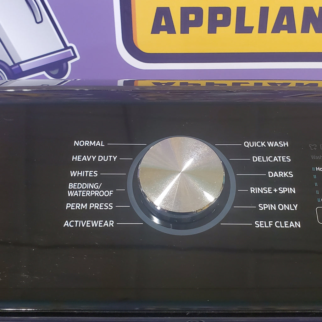 Pictures of Samsung Black Stainless Steel Top Load 5.0 Cu. Ft. Washer with Super Speed WA50R5400AV - Certified Refurbished - Neu Appliance Outlet - Discount Appliance Outlet in Austin, Tx