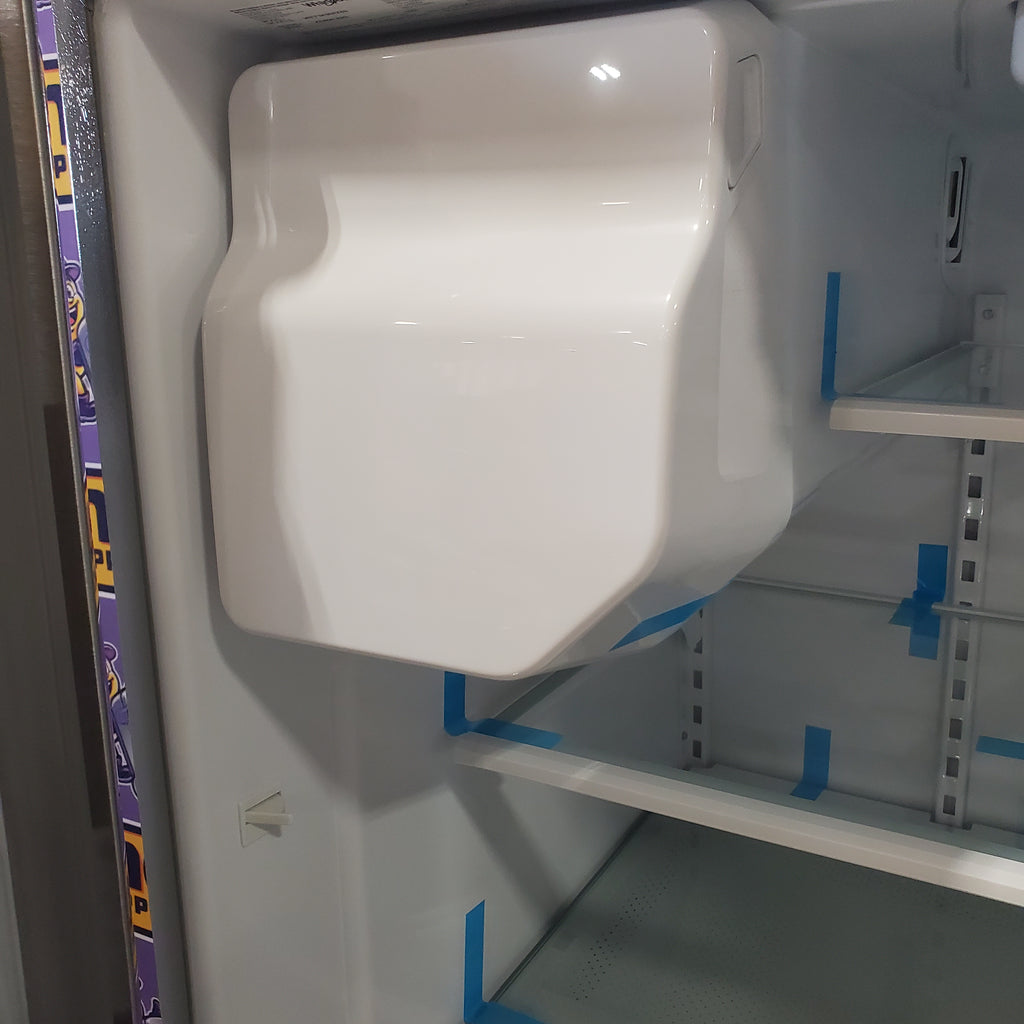 Pictures of Whirlpool 36 in. 24.7 cu. ft. Standard Depth French Door Refrigerator in Fingerprint Resistant Stainless Steel WRFF3436RZ- Scratch & Dent (Moderate) - Neu Appliance Outlet - Discount Appliance Outlet in Austin, Tx