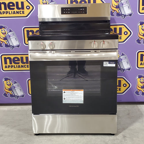 Frigidaire Electric Range with EvenTemp and Steam Clean in Stainless Steel 3SD935 - FCRE3062AS - Scratch & Dent (Minor)