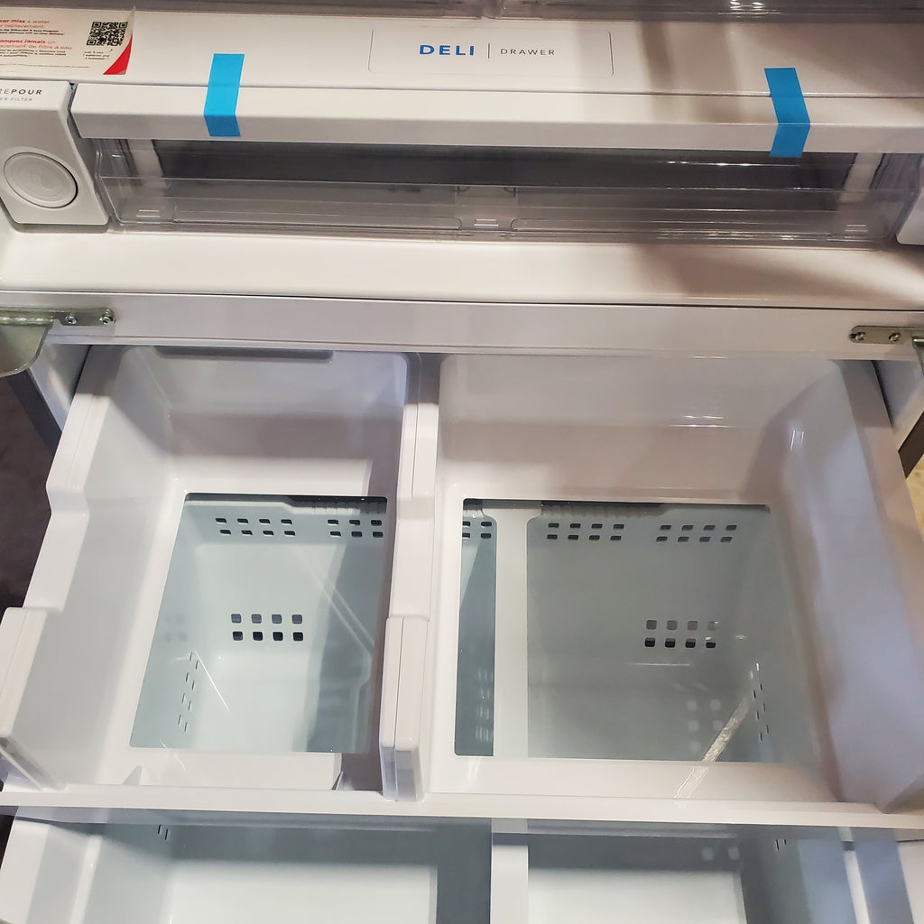 Frigidaire 27.8 cu. ft. 3 Door French Door Refrigerator with Exterior Water and Ice Dispenser 20SD018 - FRFS2823AS - Scratch & Dent (Minor)