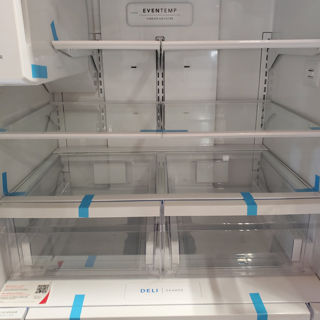 Frigidaire 27.8 cu. ft. 3 Door French Door Refrigerator with Exterior Water and Ice Dispenser 20SD018 - FRFS2823AS - Scratch & Dent (Minor)