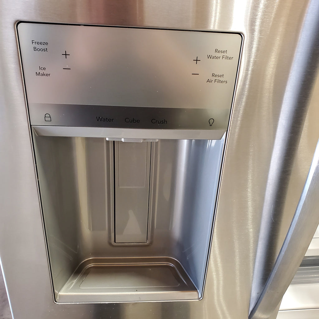 Frigidaire 27.8 cu. ft. 3 Door French Door Refrigerator with Exterior Water and Ice Dispenser 20SD018 - FRFS2823AS - Scratch & Dent (Minor)