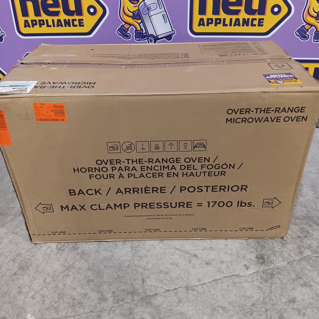 Pictures of GE® 1.6 Cu. Ft. Over-the-Range Microwave Oven in Stainless Steel 25SA181 - JVM3160RFSS - New in Box - Neu Appliance Outlet - Discount Appliance Outlet in Austin, Tx