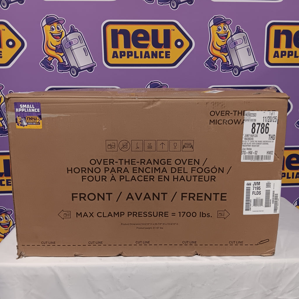 Pictures of GE® 1.9 Cu. Ft. Over-the-Range Sensor Microwave Oven 25SA155 - JVM7195FLDS - New in Box - Neu Appliance Outlet - Discount Appliance Outlet in Austin, Tx