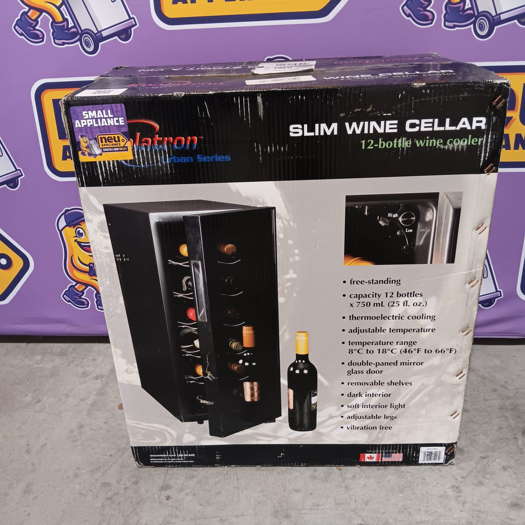 Pictures of Koolatron 10-in W 12 -Bottles Black 12 Bottle Capacity Freestanding Indoor Wine Cooler 25SA184 - WC12MG - New in Box - Neu Appliance Outlet - Discount Appliance Outlet in Austin, Tx