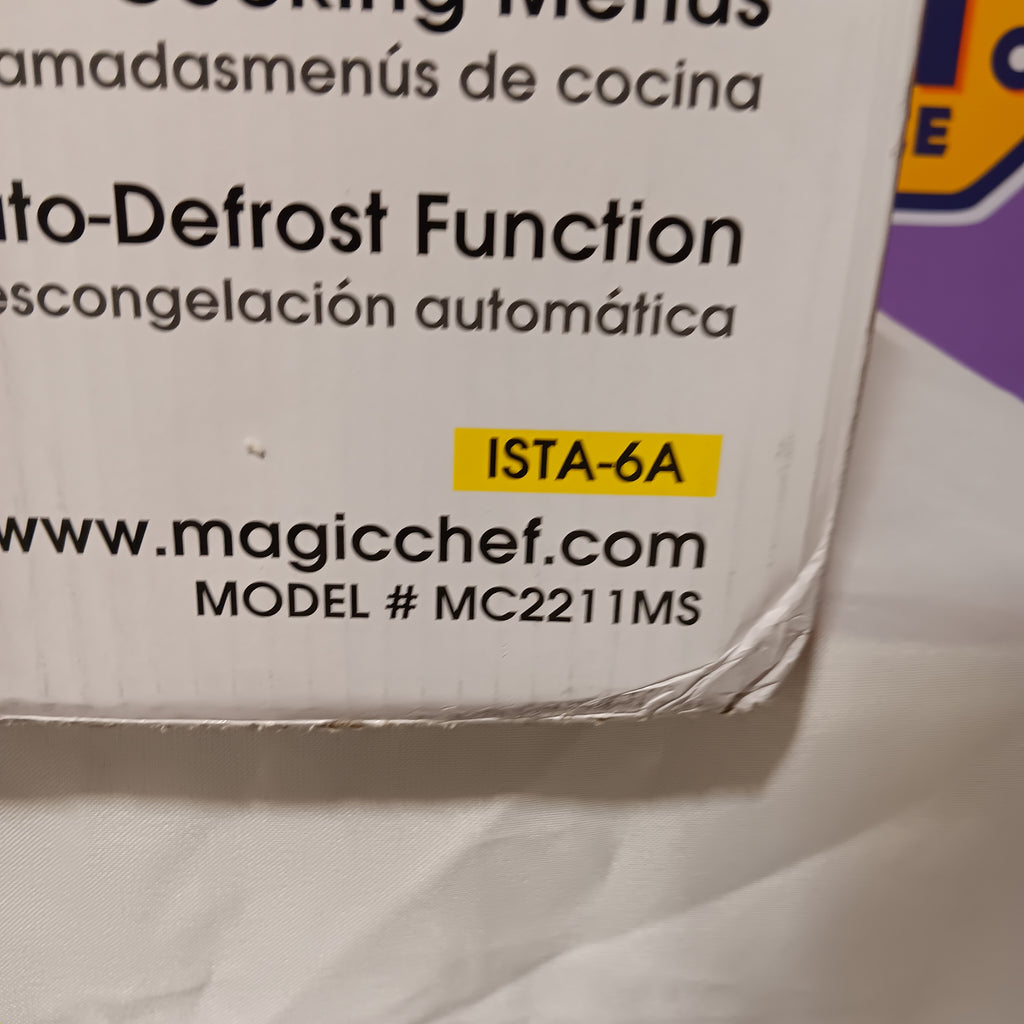 Pictures of Magic Chef 2.2-cu ft 1200-Watt Countertop Microwave in Stainless Steel 25SA146 - MC2211MS - New in Box - Neu Appliance Outlet - Discount Appliance Outlet in Austin, Tx