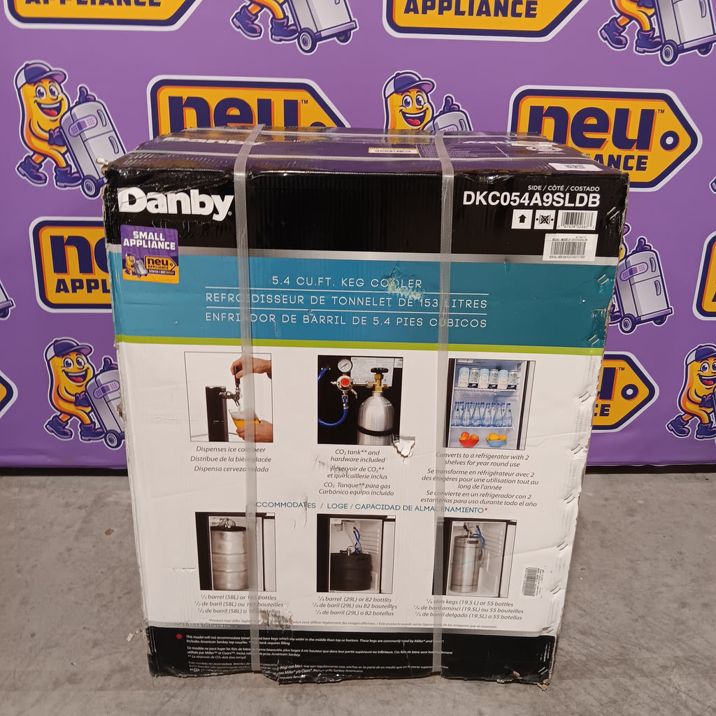 Pictures of Danby 5.4 cu. ft. Single-Tap Keg Cooler in Stainless Steel 25SD152 - DKC054A9SLDB - New in Box - Neu Appliance Outlet - Discount Appliance Outlet in Austin, Tx