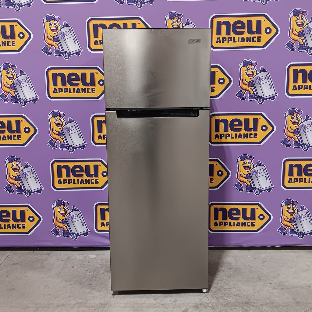 Pictures of Vissani 7.2 cu. ft. Top Freezer Refrigerator in Fingerprint Resistant Stainless Steel Look 25SA131 - MDTF7SSES4 - Open Box - Neu Appliance Outlet - Discount Appliance Outlet in Austin, Tx