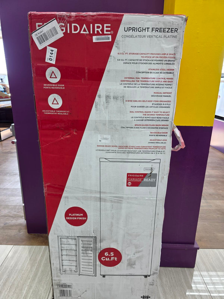 Pictures of Frigidaire 6.5-cu ft Garage Ready Upright Freezer in Stainless Steel - S170 - EFRF698 - Open Box - Neu Appliance Outlet - Discount Appliance Outlet in Austin, Tx