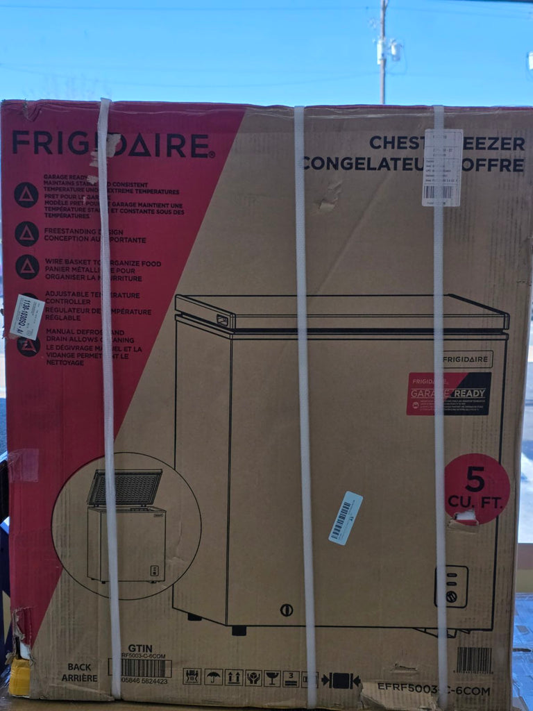 Pictures of Frigidaire 5-cu ft Garage Ready Chest Freezer - S171 - EFRF5003 - Open Box - Neu Appliance Outlet - Discount Appliance Outlet in Austin, Tx