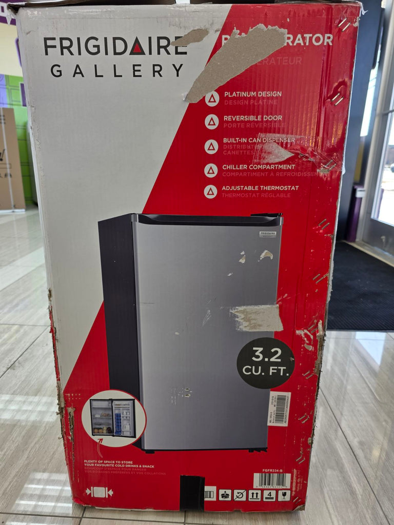 Pictures of Frigidaire Gallery 3.2-cu ft Mini Fridge in Stainless Steel S173 - FGFR334B - Open Box - Neu Appliance Outlet - Discount Appliance Outlet in Austin, Tx