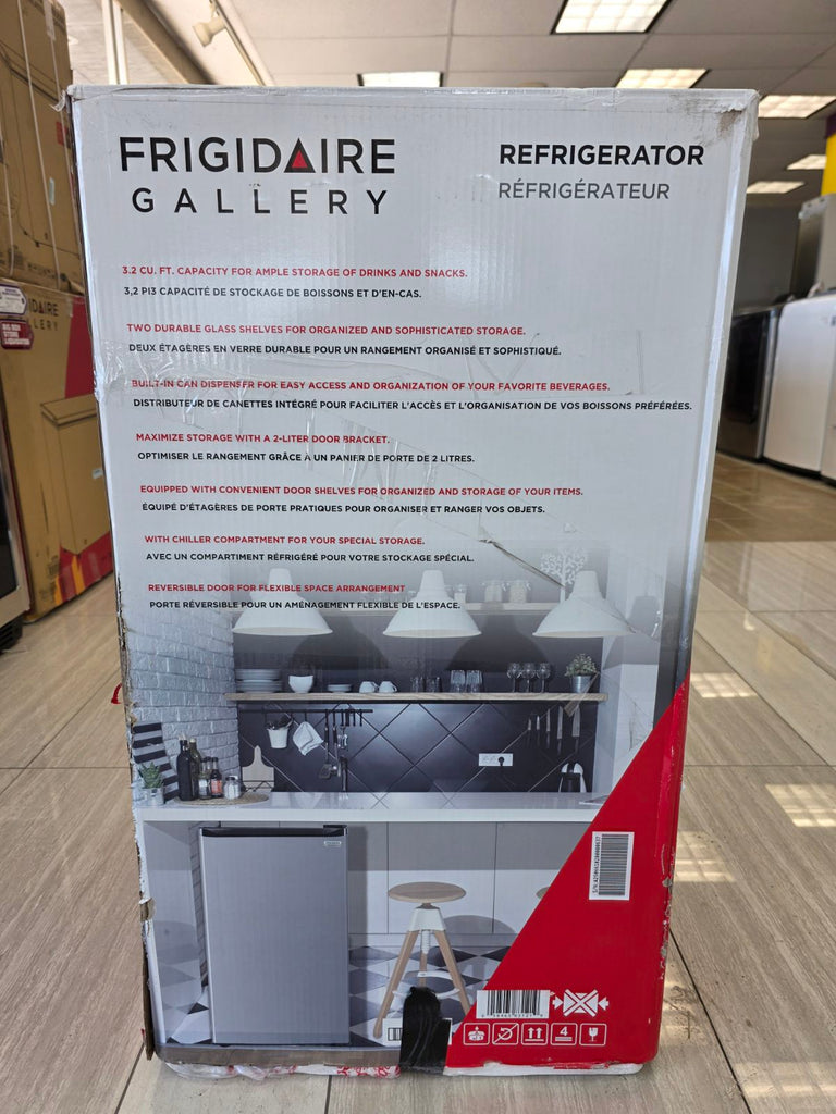 Pictures of Frigidaire Gallery 3.2-cu ft Mini Fridge in Stainless Steel S173 - FGFR334B - Open Box - Neu Appliance Outlet - Discount Appliance Outlet in Austin, Tx