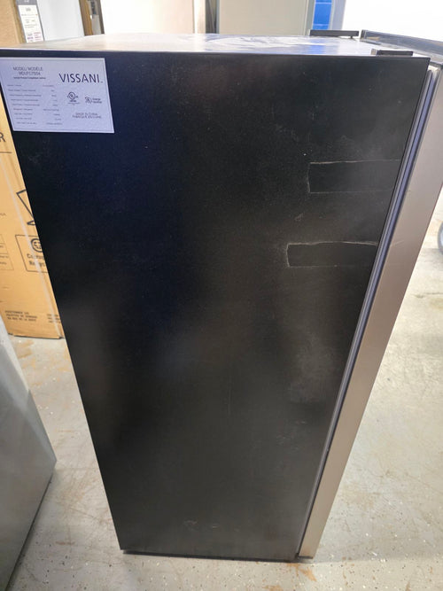 Vissani 7.1 cu. ft. Manual Defrost Convertible Upright Freezer in Stainless Steel Look S156 - MDUFC7SS4 - Scratch & Dent (Minor)