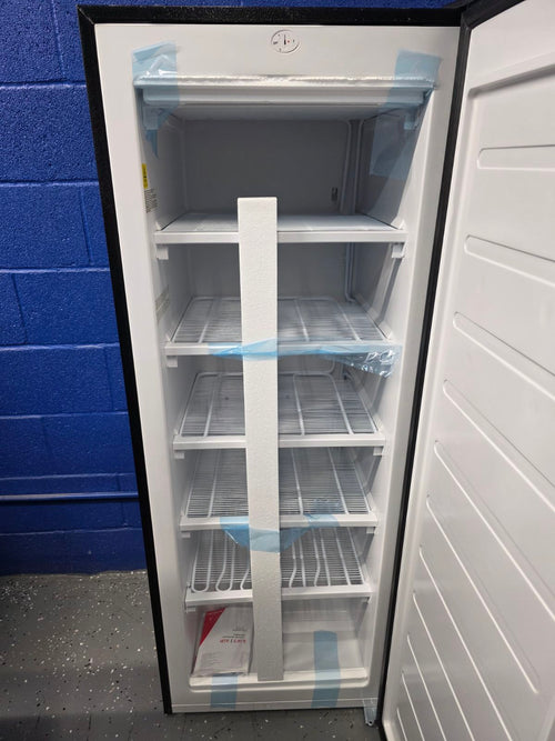 Frigidaire 6.5-cu ft Garage Ready Upright Freezer in Stainless Steel - S174 - EFRF698 - Scratch & Dent (Major)