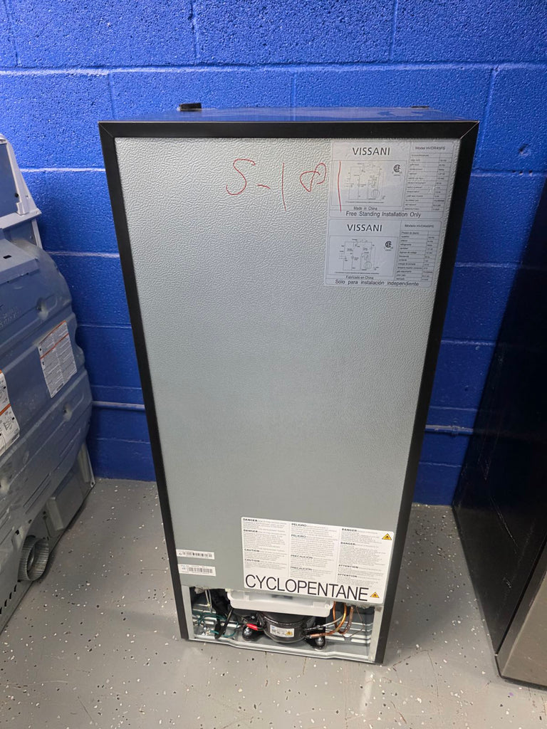 Pictures of Vissani 4.5 cu. ft. 2-Door Mini Refrigerator in Platinum Steel with Freezer S181 - HVDR45PS - Scratch & Dent (Minor) - Neu Appliance Outlet - Discount Appliance Outlet in Austin, Tx