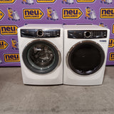 Electrolux 4.5 Cu.Ft. Stackable Front Load Washer with Steam and SmartBoost Wash System ELFW7637AW  - Scratch & Dent (Moderate) and Electrolux 8.0 cu. ft. Front Load Electric Dryer with Perfect Steam 16182 - ELFE7637AW - Open Box