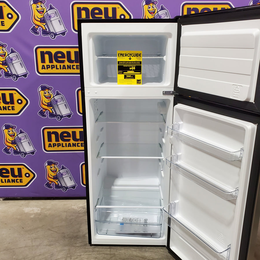 Vissani 7.2 cu. ft. Top Freezer Refrigerator in Fingerprint Resistant Stainless Steel Look 221311SD1002 - MDTF7SSES4 - Open Box