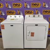 Maytag 4.5 cu. ft. Capacity Top Load Washer with Power™ Agitator and Deep Fill MVW4505MW - Scratch & Dent (Moderate) and Maytag 7.0 cu. ft. Capacity Top Load Electric Wrinkle Prevent Dryer 16249 - MED4500MW - Scratch & Dent (Moderate)