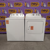 Whirlpool Top Load 3.5 Cu. Ft. Washer with Deep Water Wash Option WTW4816FW - Scratch & Dent (Minor) and Whirlpool Vented 7.0 Cu. Ft. Electric Dryer 16259 - WED4815EW - Scratch & Dent (Minor)